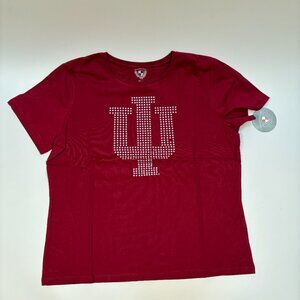 Indiana Logo Women's Tee Red Color